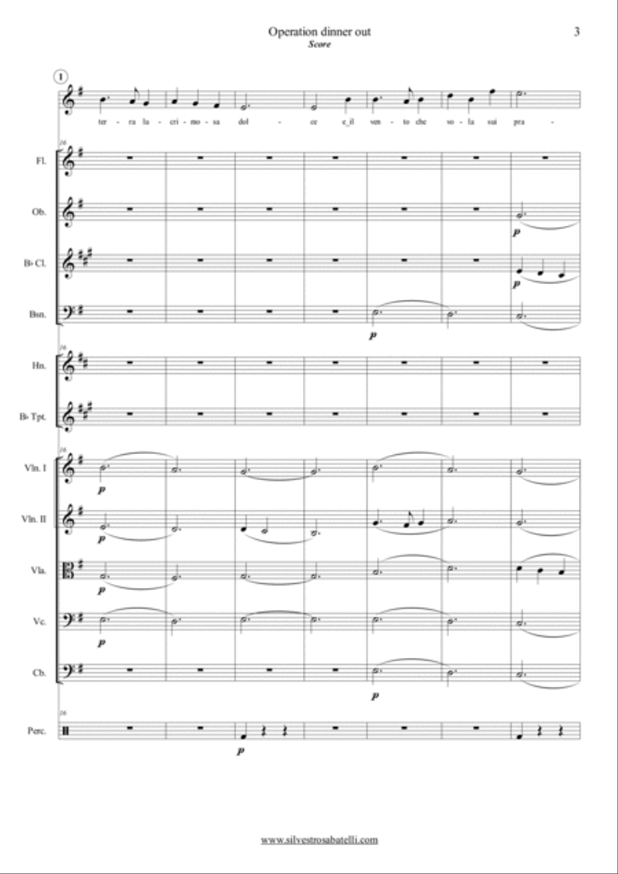 Operation Dinner Out Large Ensemble scores gallery preview page 4