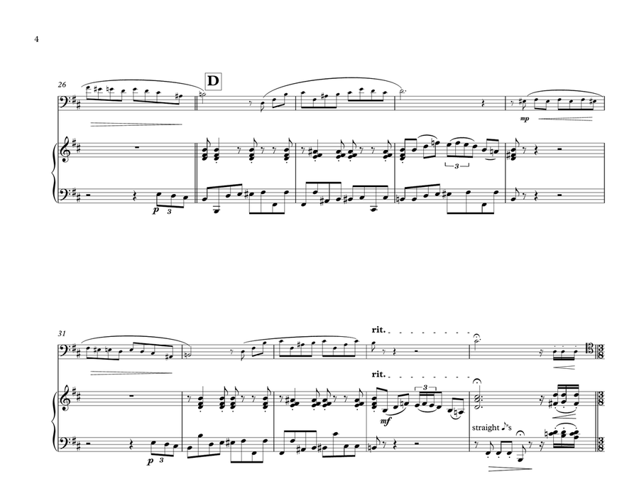 Für Elise Boogie Woogie for Cello & Piano Piano scores gallery preview page 4