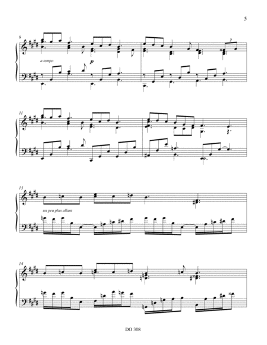 Paysages de Charlevoix Piano Solo scores gallery preview page 5