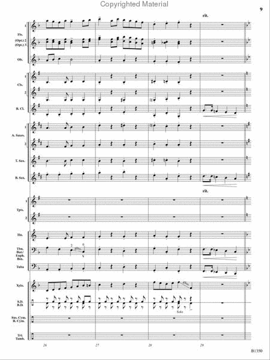 Flutopia Concert Band scores gallery preview page 8