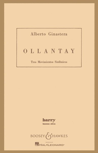 Ollantay, Op. 17