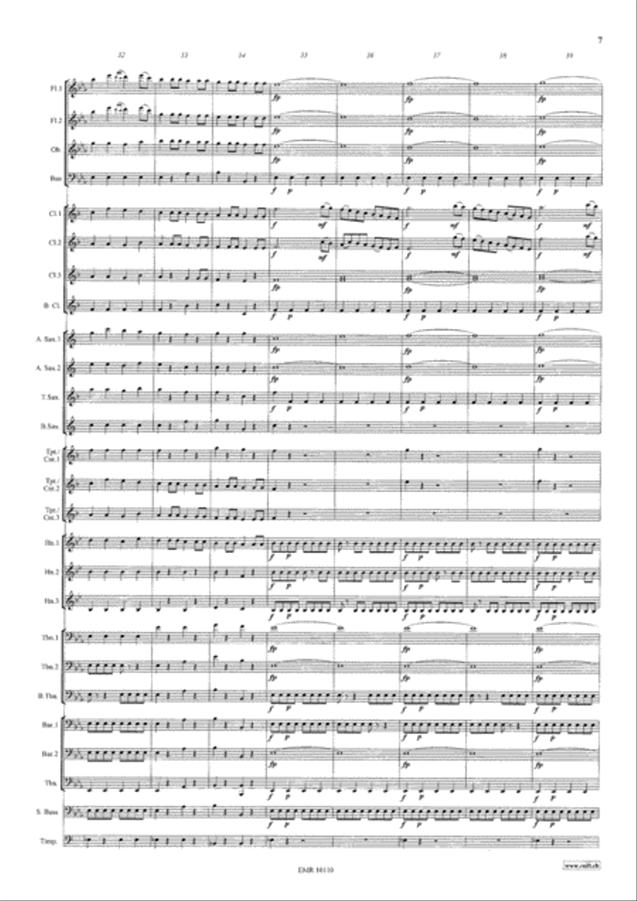 The Marriage Of Figaro Concert Band scores gallery preview page 8