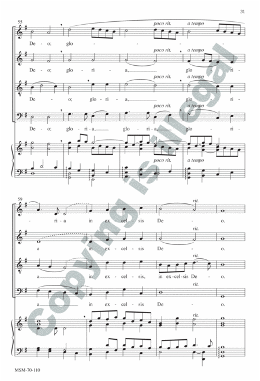 A Carol Suite SSATBB scores gallery preview page 31