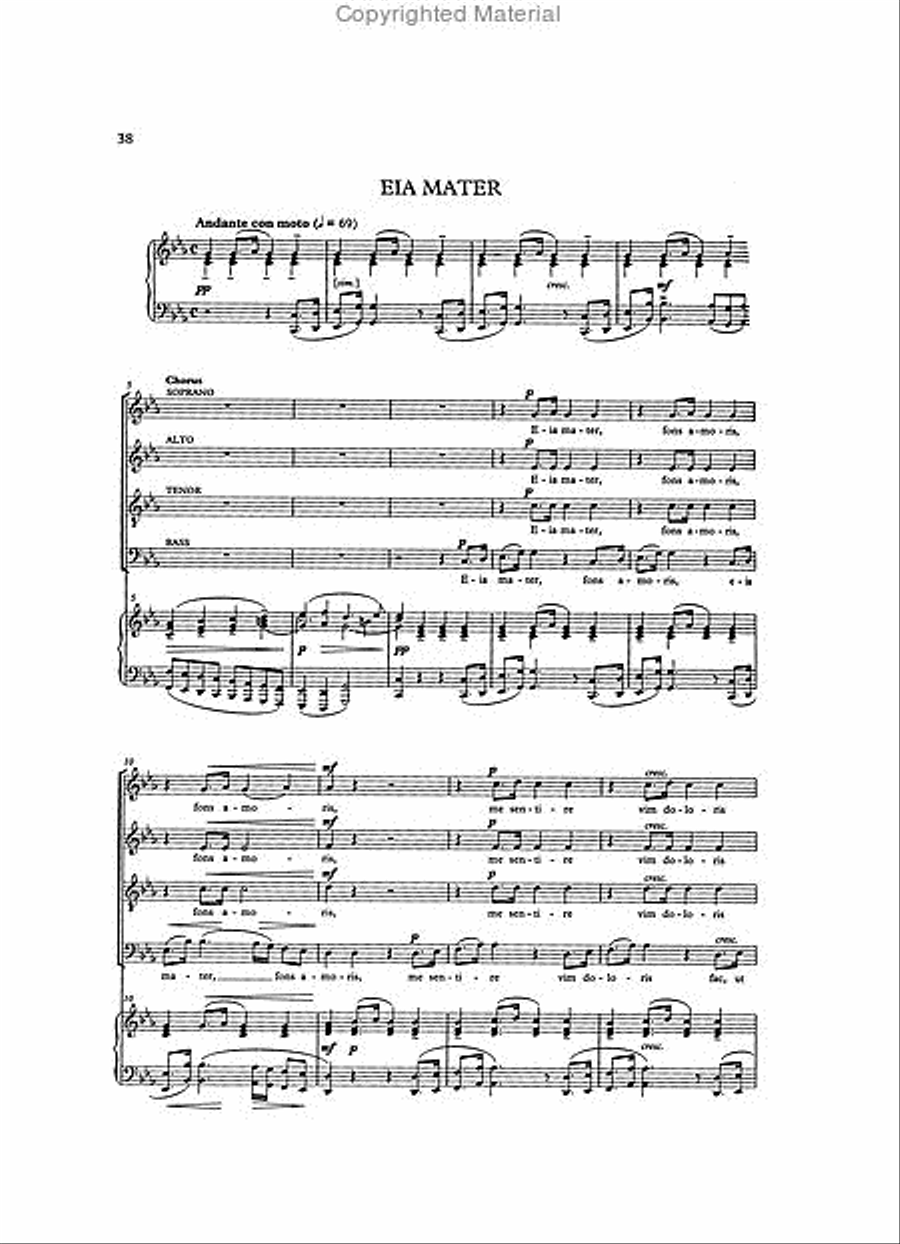 Stabat Mater 4-Part scores gallery preview page 4