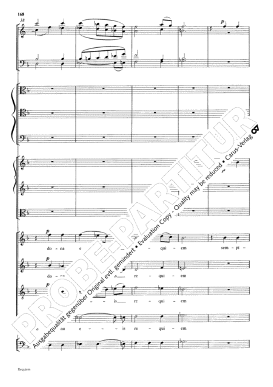 Requiem Requiem 4-Part scores gallery preview page 175