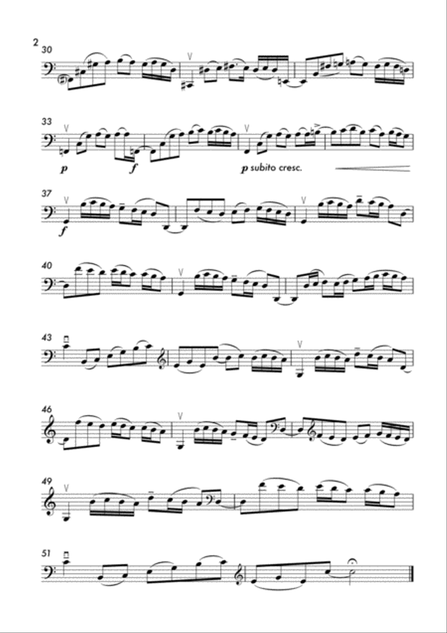 Interno 1,2,3,4. (Cello Solo) Cello Solo scores gallery preview page 5
