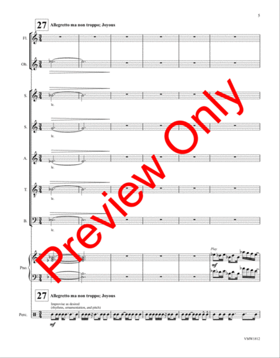 Maombi na Sifa (Prayer and Praise) 4-Part scores gallery preview page 10