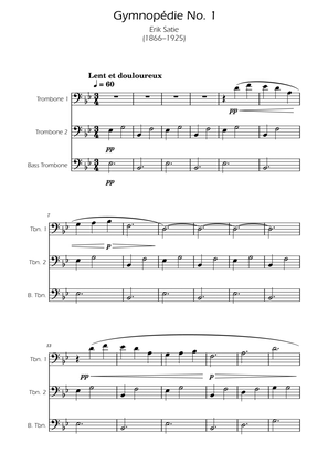 Gymnopedie No. 1 - Trombone Trio