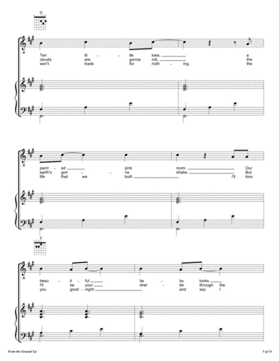 From The Ground Up Voice scores gallery preview page 6
