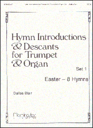 Book cover for Hymn Introductions and Descants for Trumpet and Organ, Set 1