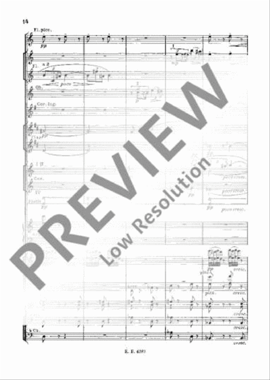 Le Poème de l'extase Orchestra scores gallery preview page 19