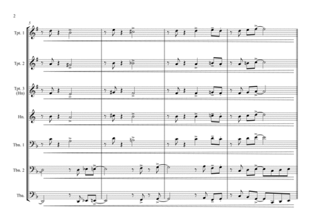 Country Garden - Jazz Arrangement - For Brass Ensemble/Sextet image number null