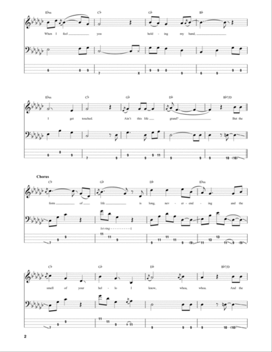 Tangelo Guitar Tablature scores gallery preview page 2