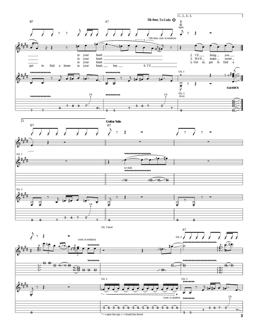 Home In Your Heart Acoustic Guitar scores gallery preview page 3