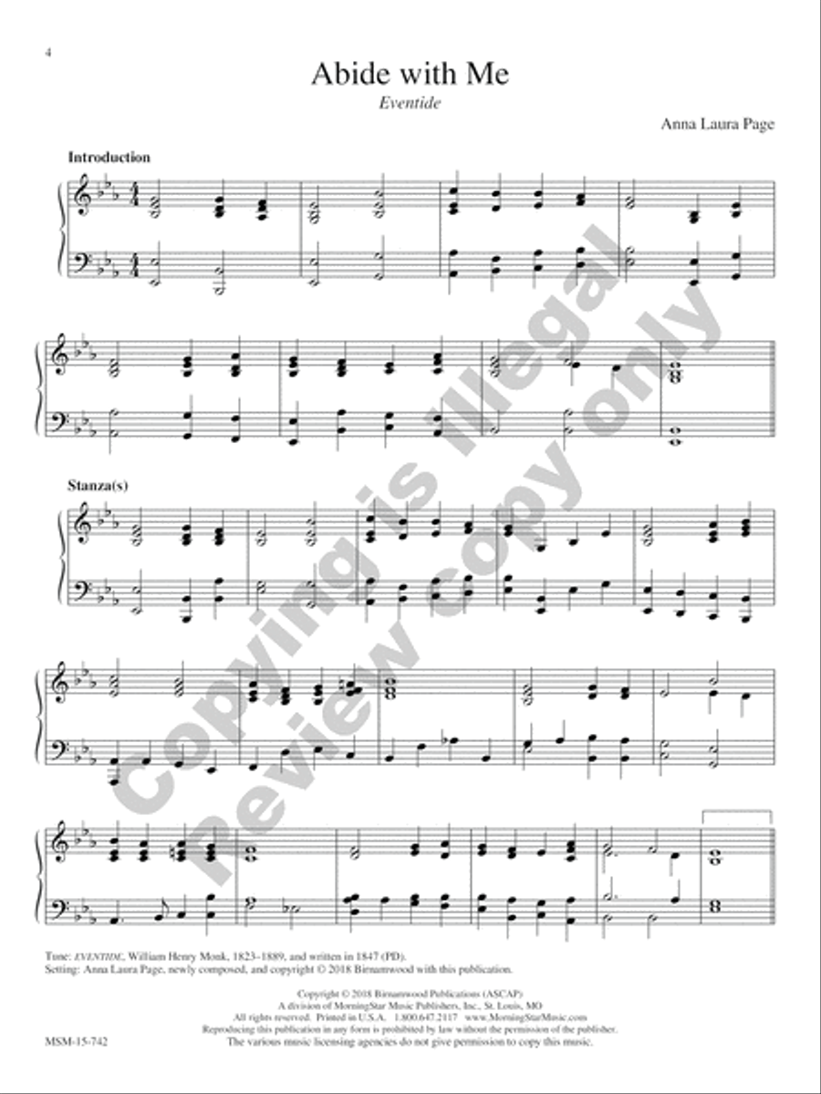 Hymn Enhancements for Piano Piano Solo scores gallery preview page 4