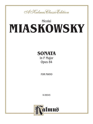 Book cover for Sonata in F Major, Op. 84