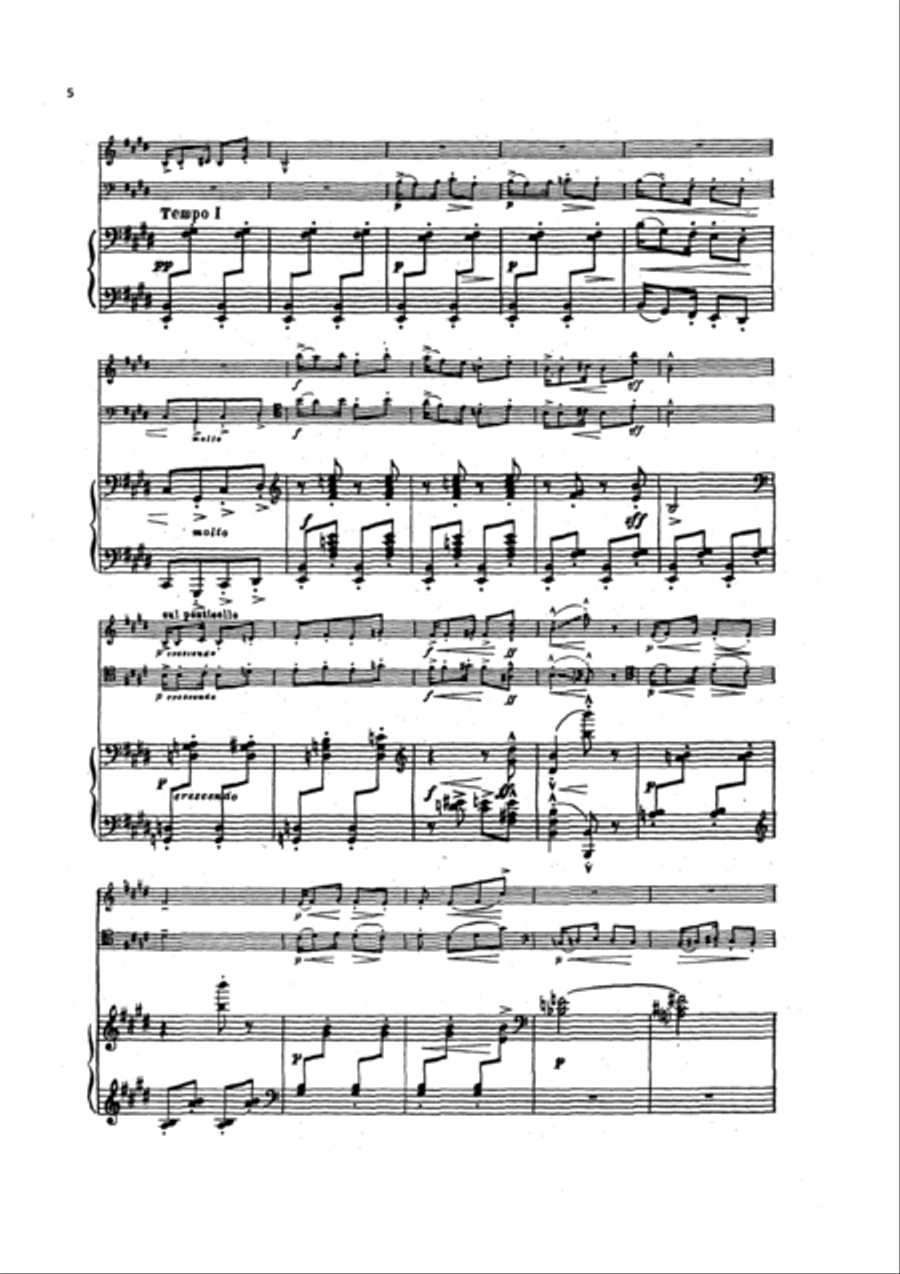Golliwogs Cakewalk Piano Trio scores gallery preview page 5