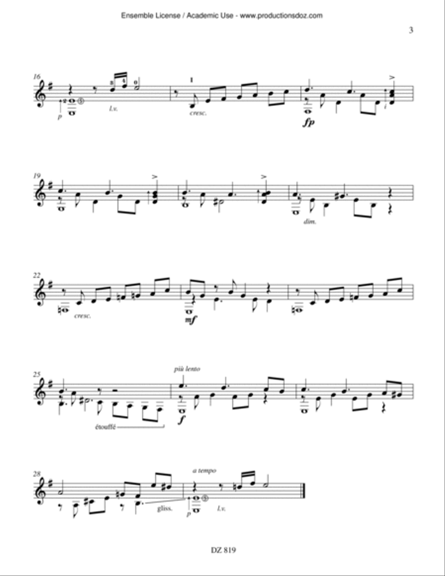 Los Musicos Los Musicos Classical Guitar scores gallery preview page 3