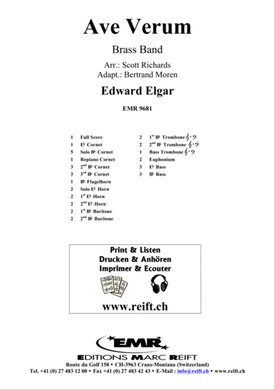 Ave Verum Ave Verum Brass Band scores gallery preview page 2
