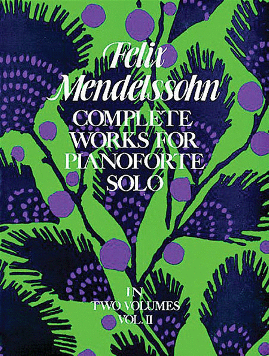 Complete Works for Pianoforte Solo, Vol. II Piano Solo scores gallery preview page 1