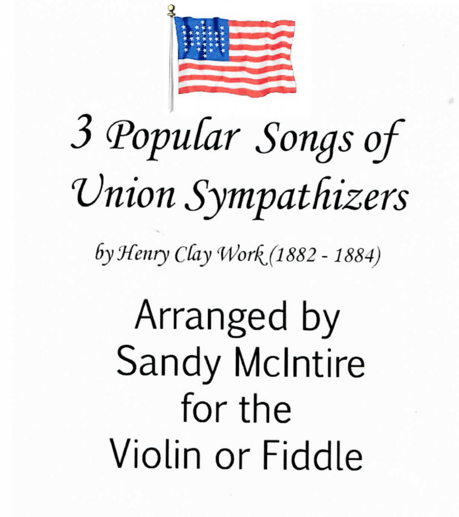 3 Popular Songs of Union Sympathizers Violin Solo scores gallery preview page 1