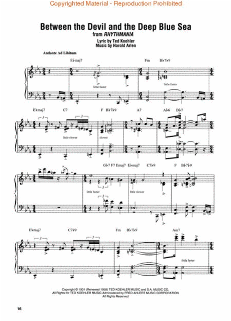 Thelonious Monk Plays Standards - Volume 1 Piano scores gallery preview page 4