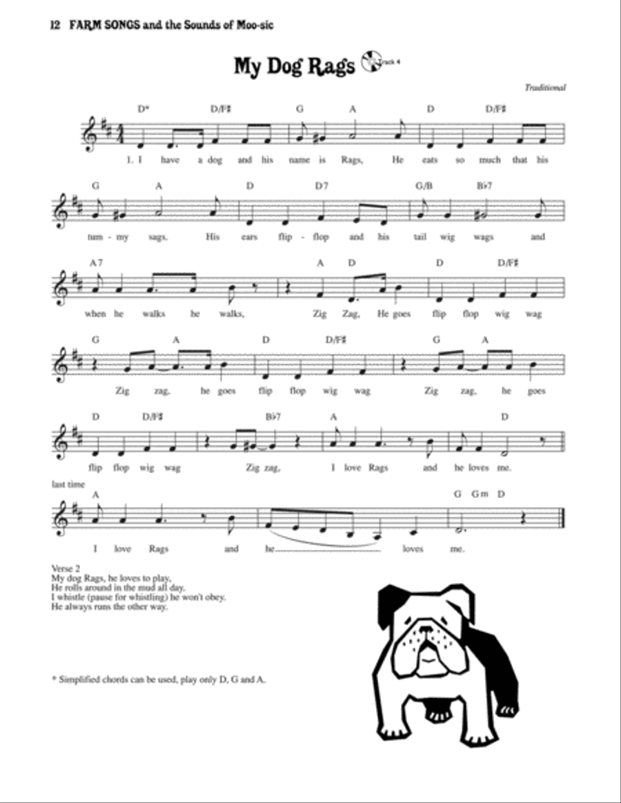 Farm Songs and the Sounds of Moo-sic! Activity Books scores gallery preview page 6
