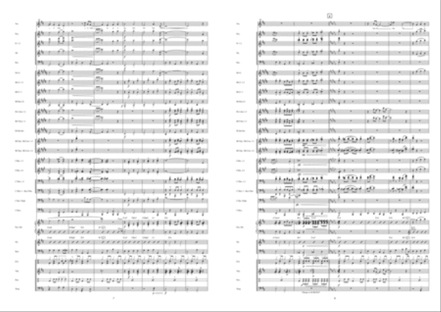 New York, New York Concert Band scores gallery preview page 5