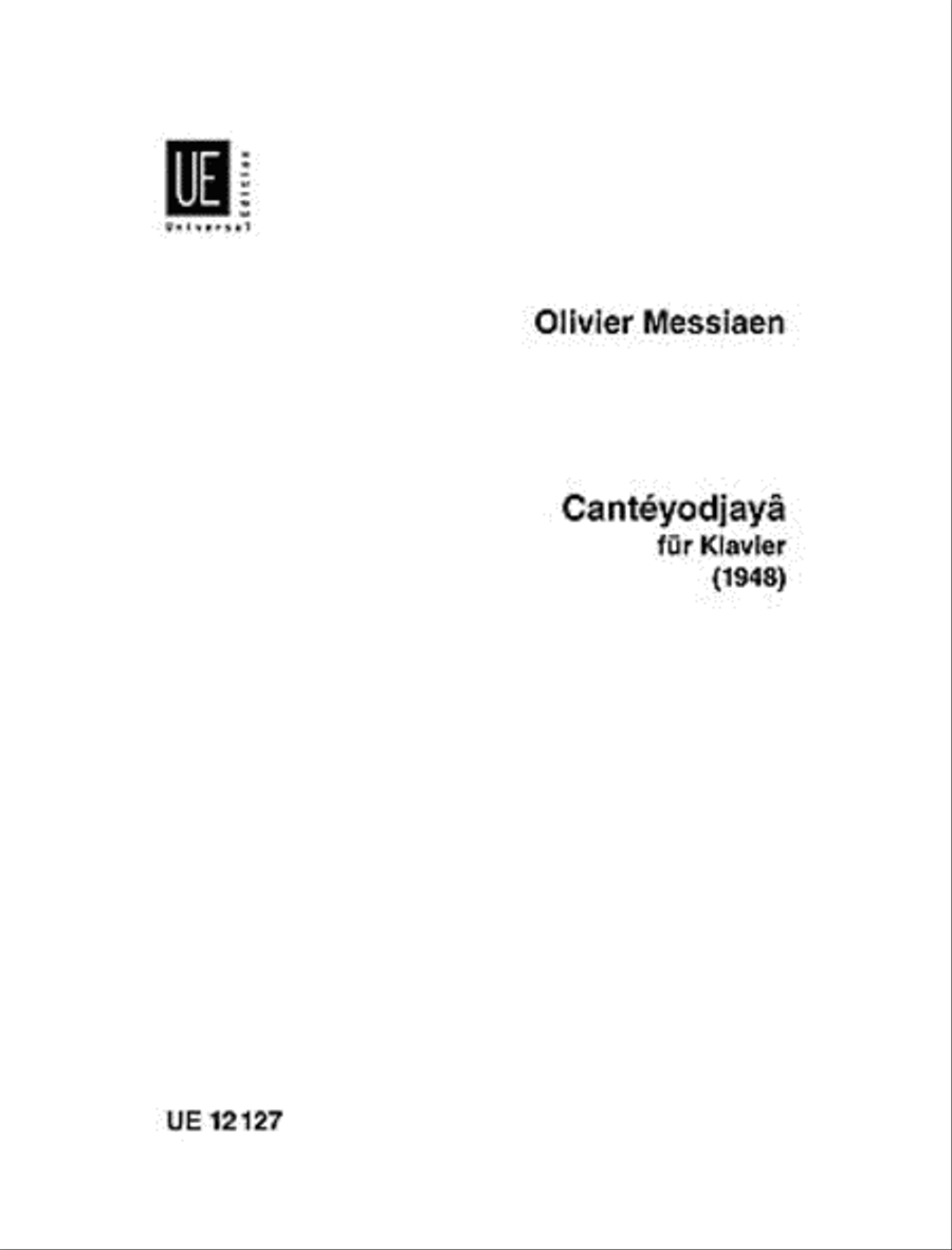 Canteyodjaya, Piano Chamber Music scores gallery preview page 1