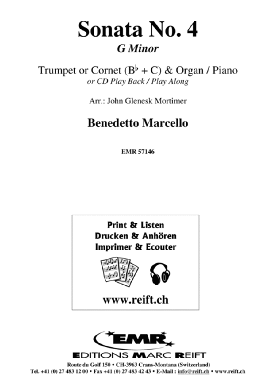 Sonata No. 4 Cornet scores gallery preview page 2