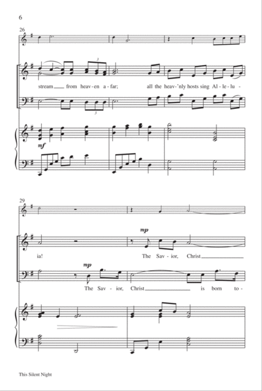 This Silent Night This Silent Night 4-Part scores gallery preview page 7