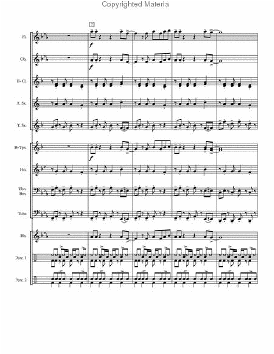 Short Pierre Short Pierre Concert Band scores gallery preview page 4