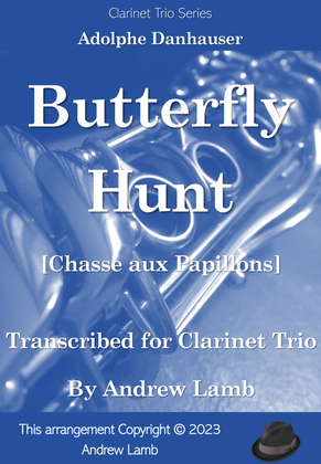 Book cover for Butterfly Hunt (for Clarinet Trio)