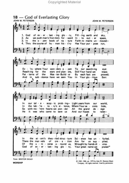 Praise! Our Songs and Hymns (KJV, Dawn Blue)