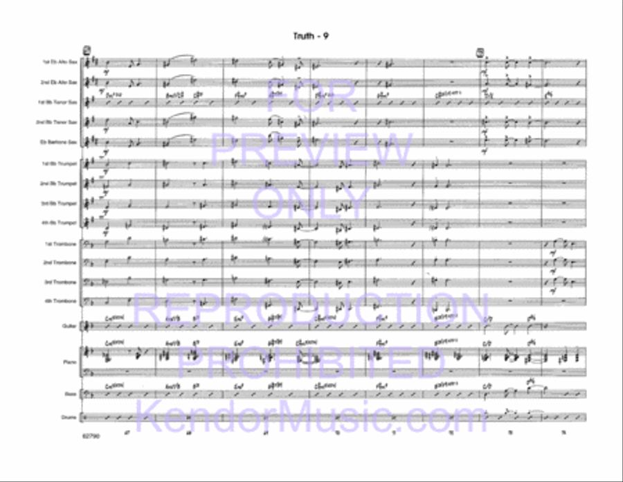 Truth Truth Jazz Ensemble scores gallery preview page 10