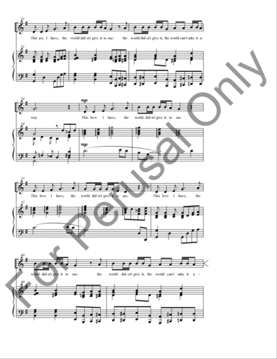What Is This Joy? SA scores gallery preview page 5