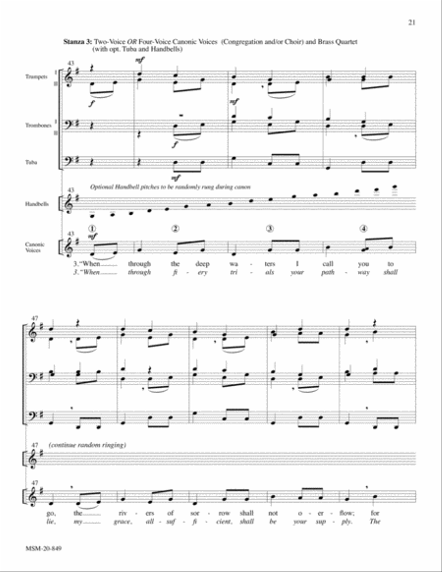 Festive Hymn Settings, Set 8 Hymns of Praise and Jubilation 4-Part scores gallery preview page 10