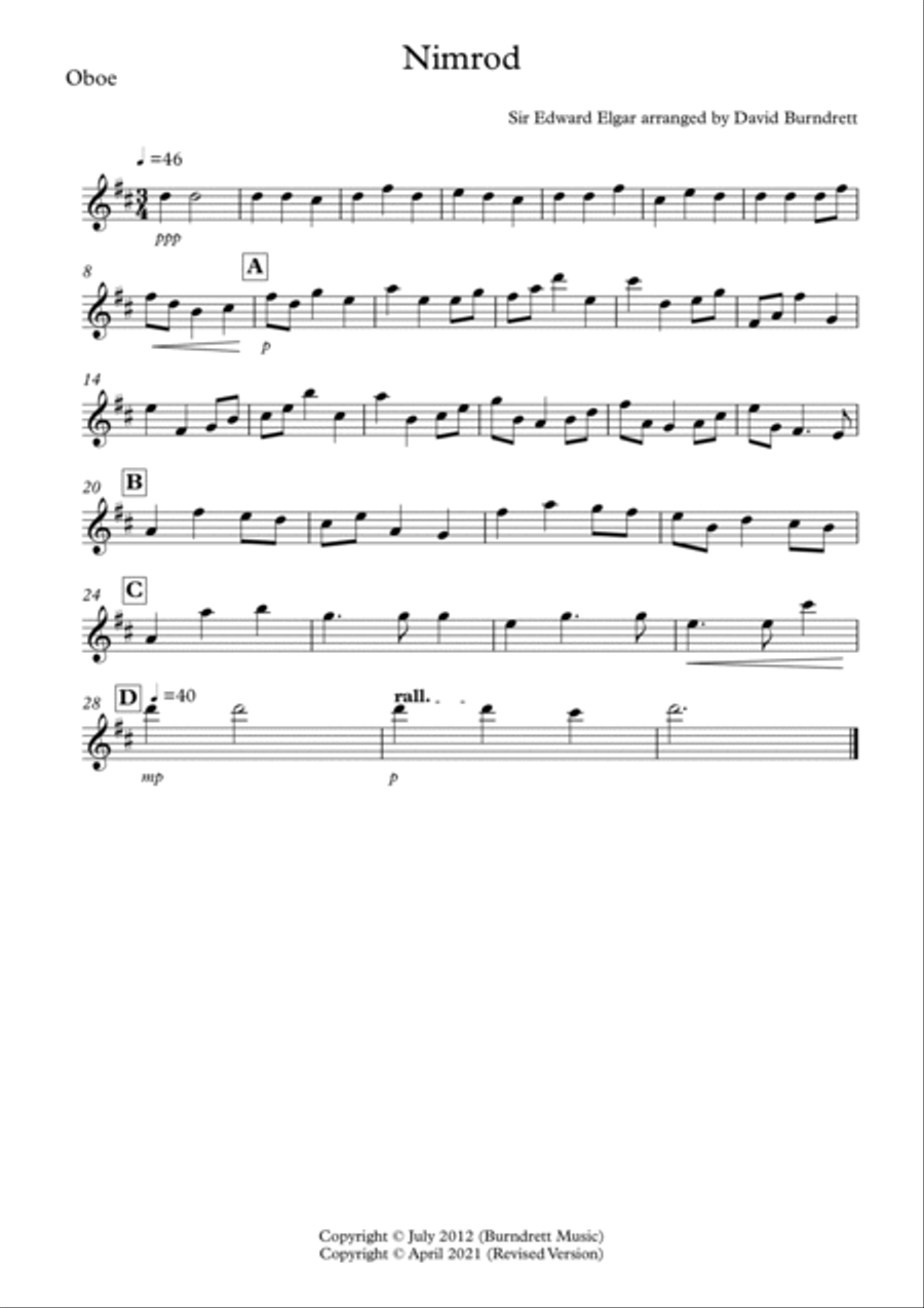Nimrod (from the Enigma Variations) for School Orchestra Full Orchestra scores gallery preview page 5