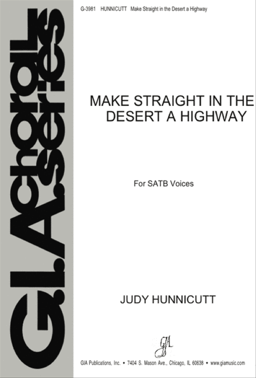 Make Straight in the Desert a Highway 4-Part scores gallery preview page 1