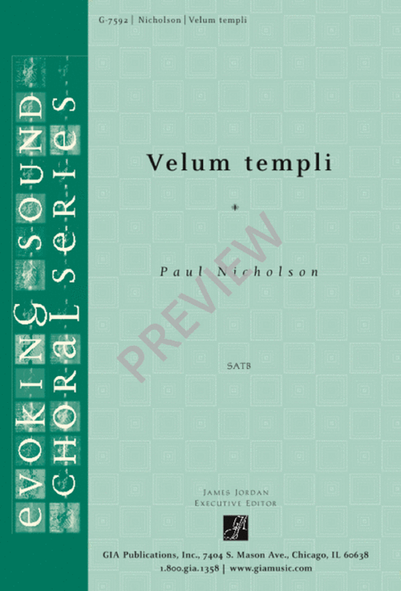 Velum templi image number null