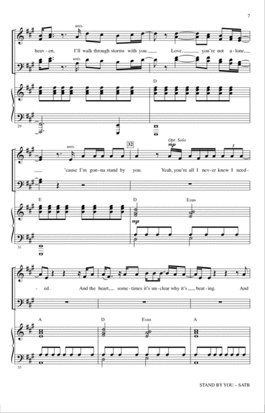 Stand By You Stand By You 4-Part scores gallery preview page 6