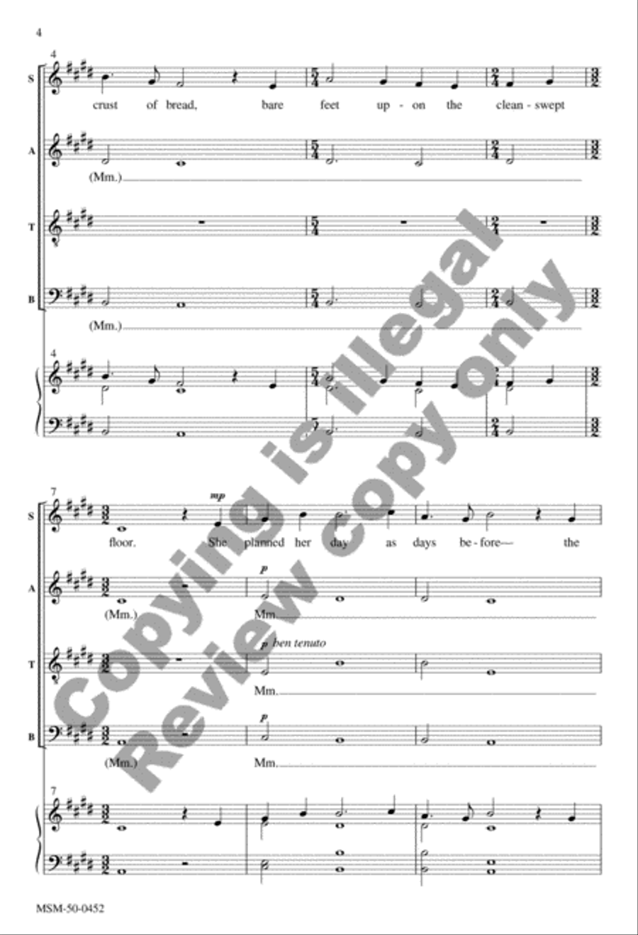 Annunciation Divisi scores gallery preview page 17