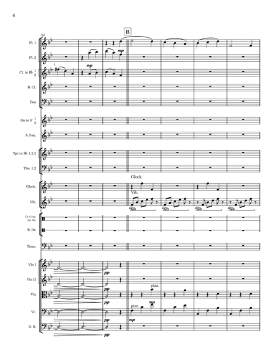 Merry-go-round Of Life Full Orchestra scores gallery preview page 6