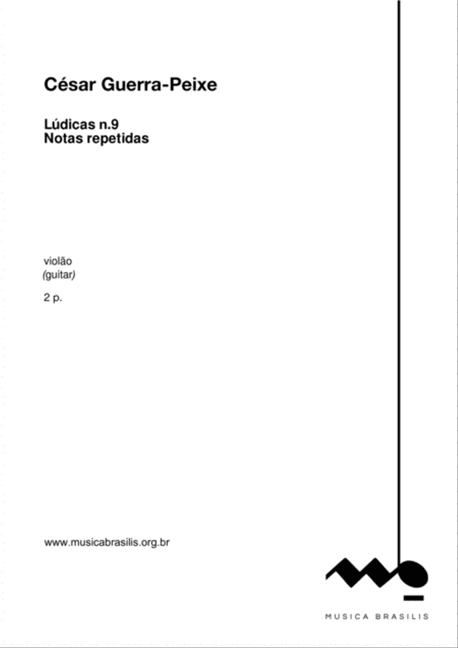 Lúdicas n.9 Guitar Solo scores gallery preview page 2