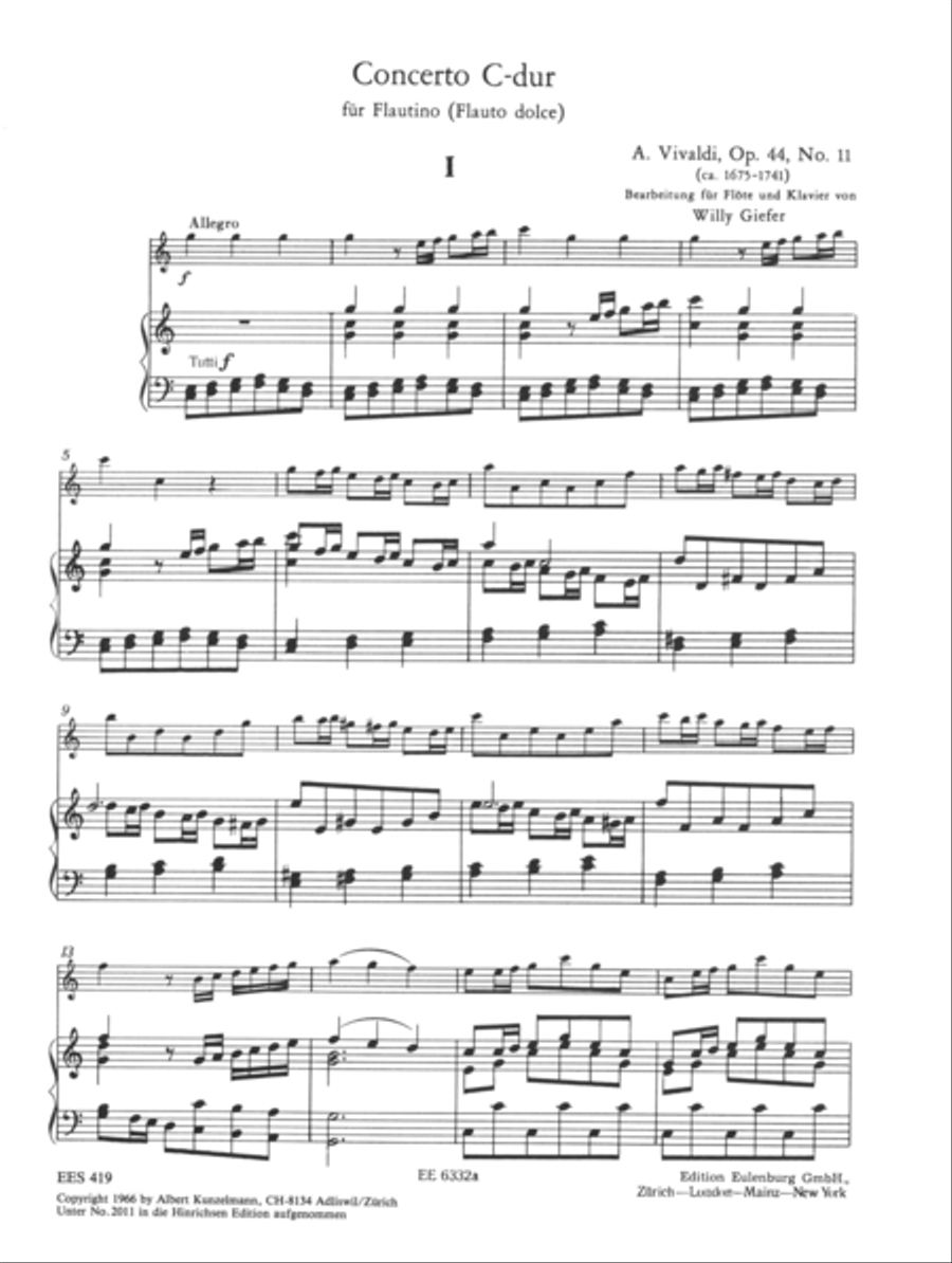 Concerto for flute Concerto for flute Flute Solo scores gallery preview page 2