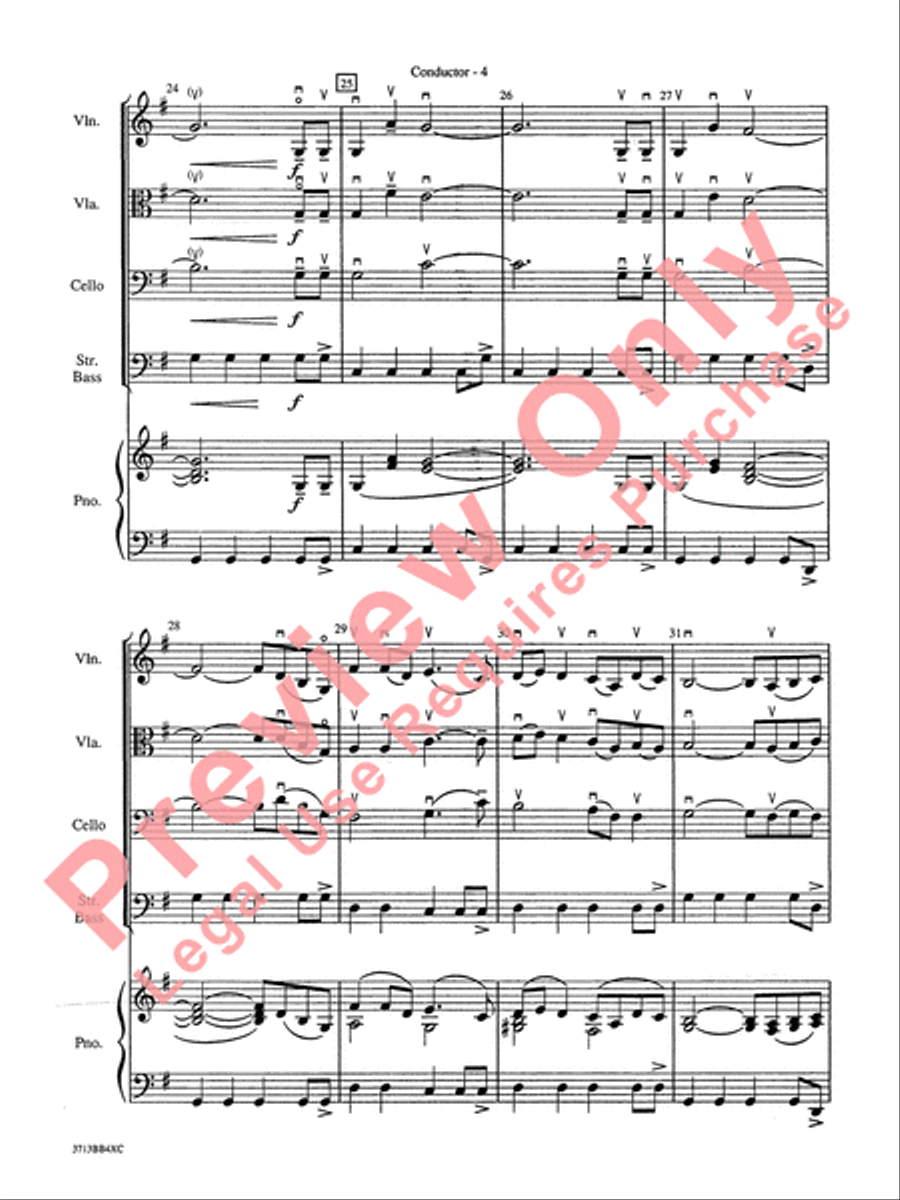 Blue Tango Blue Tango String Orchestra scores gallery preview page 7