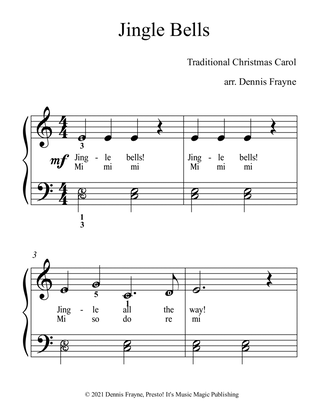 Jingle Bells (big alpha note notation)