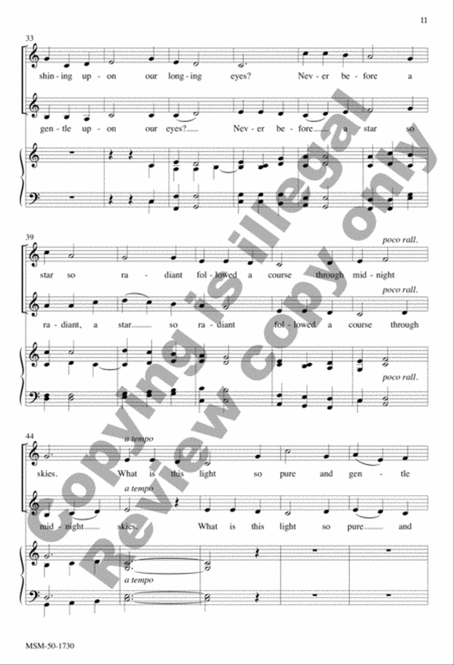 Three French Carols SA scores gallery preview page 9