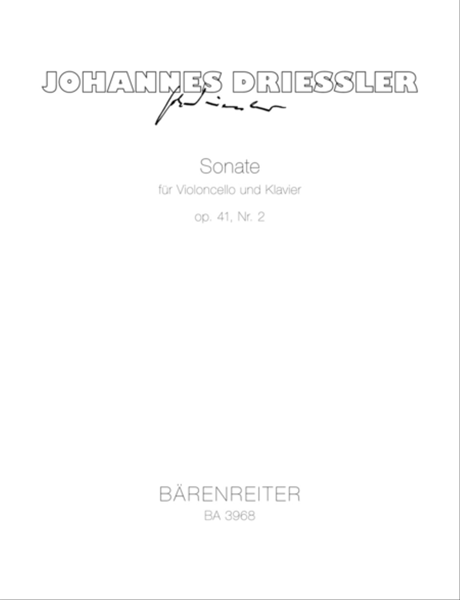 Sonate für Violoncello und Klavier no. 2, op. 41 (1956) Piano scores gallery preview page 1