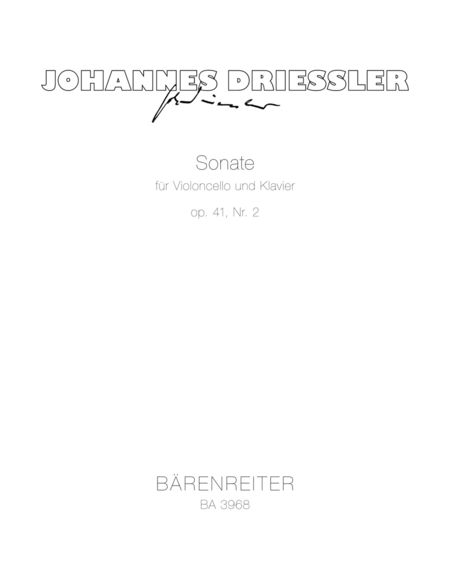 Sonate für Violoncello und Klavier no. 2, op. 41 (1956)